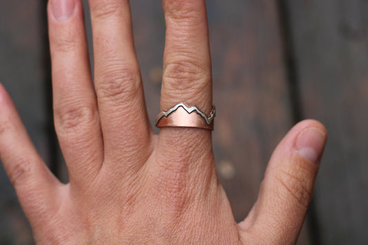 Snow Capped Mountain Ring