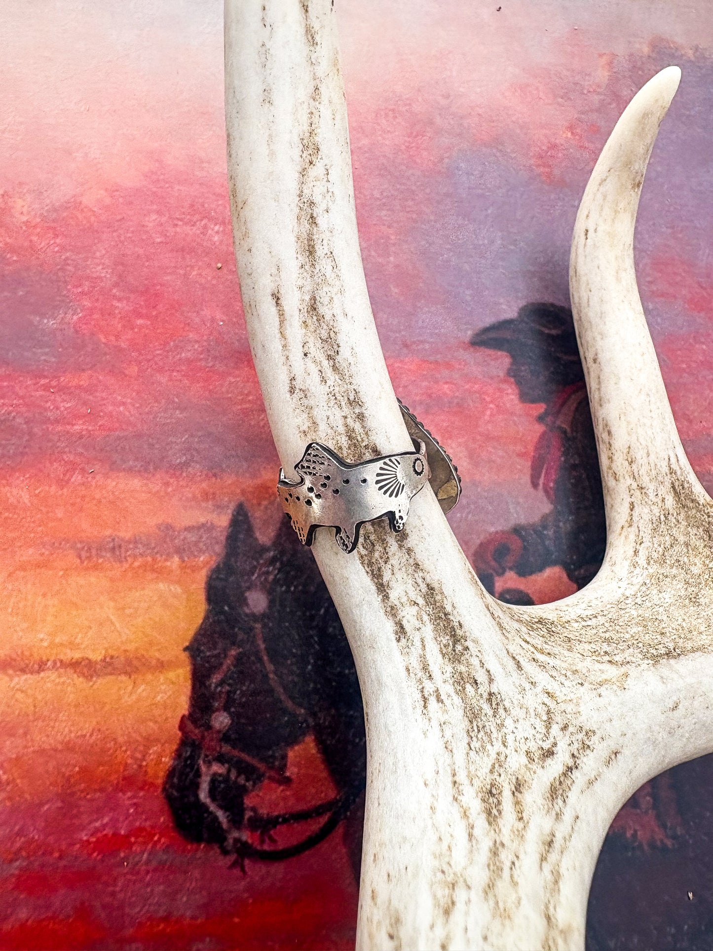 Green Rainbow Trout Ring
