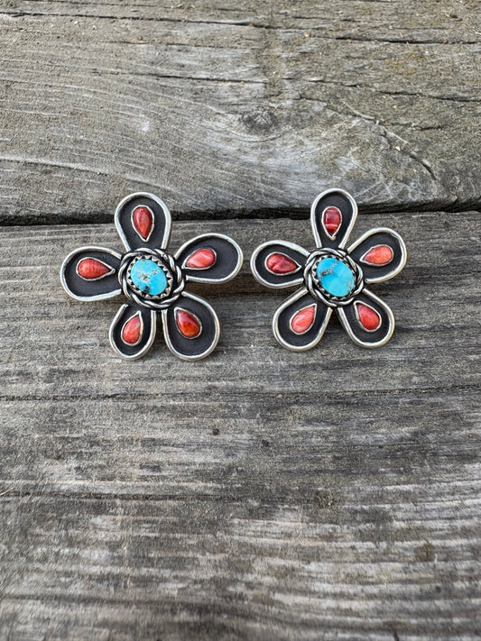 Retro Wildflower Earrings