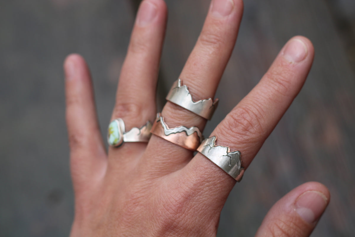 Mountain Range Ring