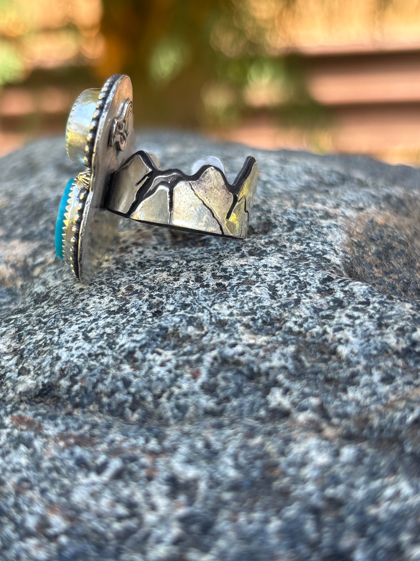 Copper Moon Mountain Ring