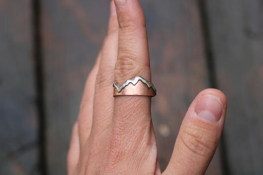 Snow Capped Mountain Ring