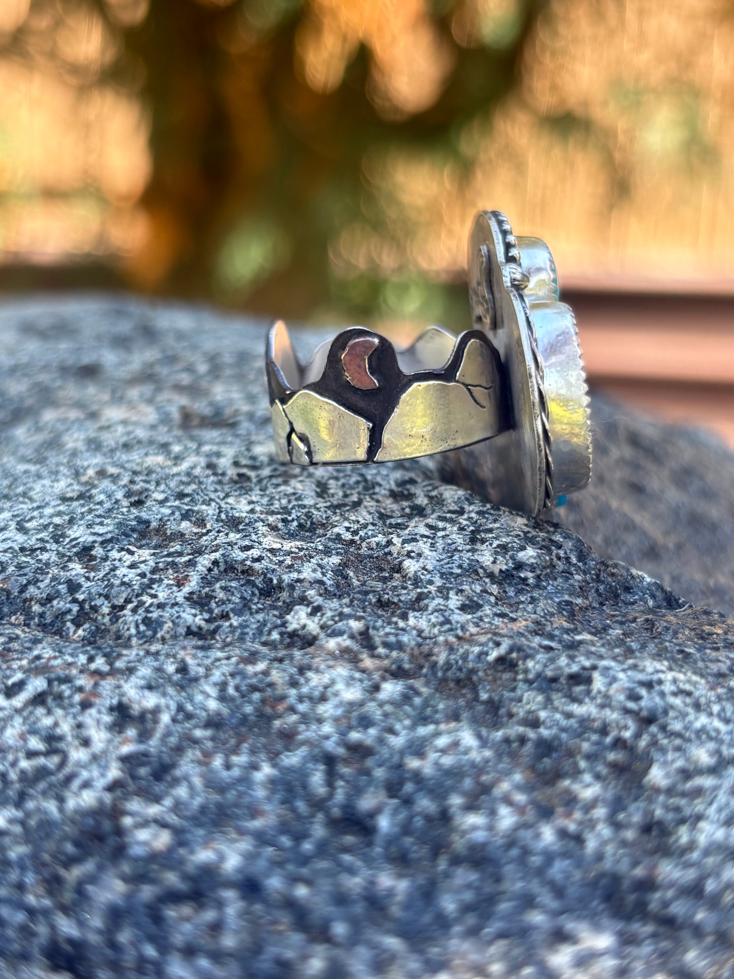Copper Moon Mountain Ring