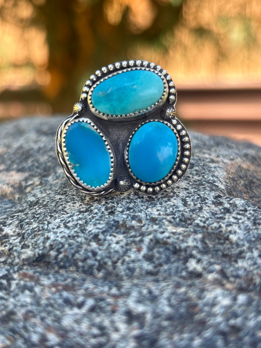 Copper Moon Mountain Ring